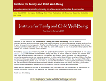 Tablet Screenshot of familyandchildwellbeing.com